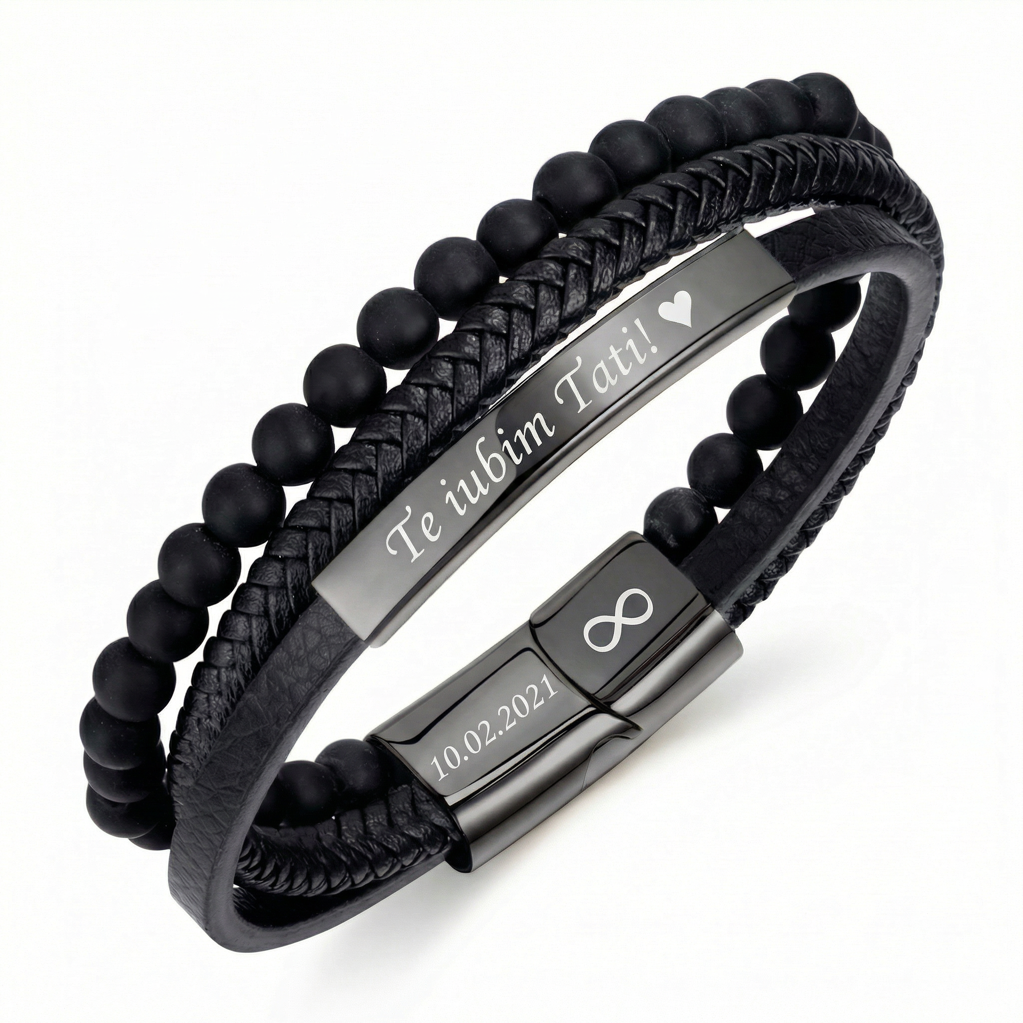 Bar with beads bracelet