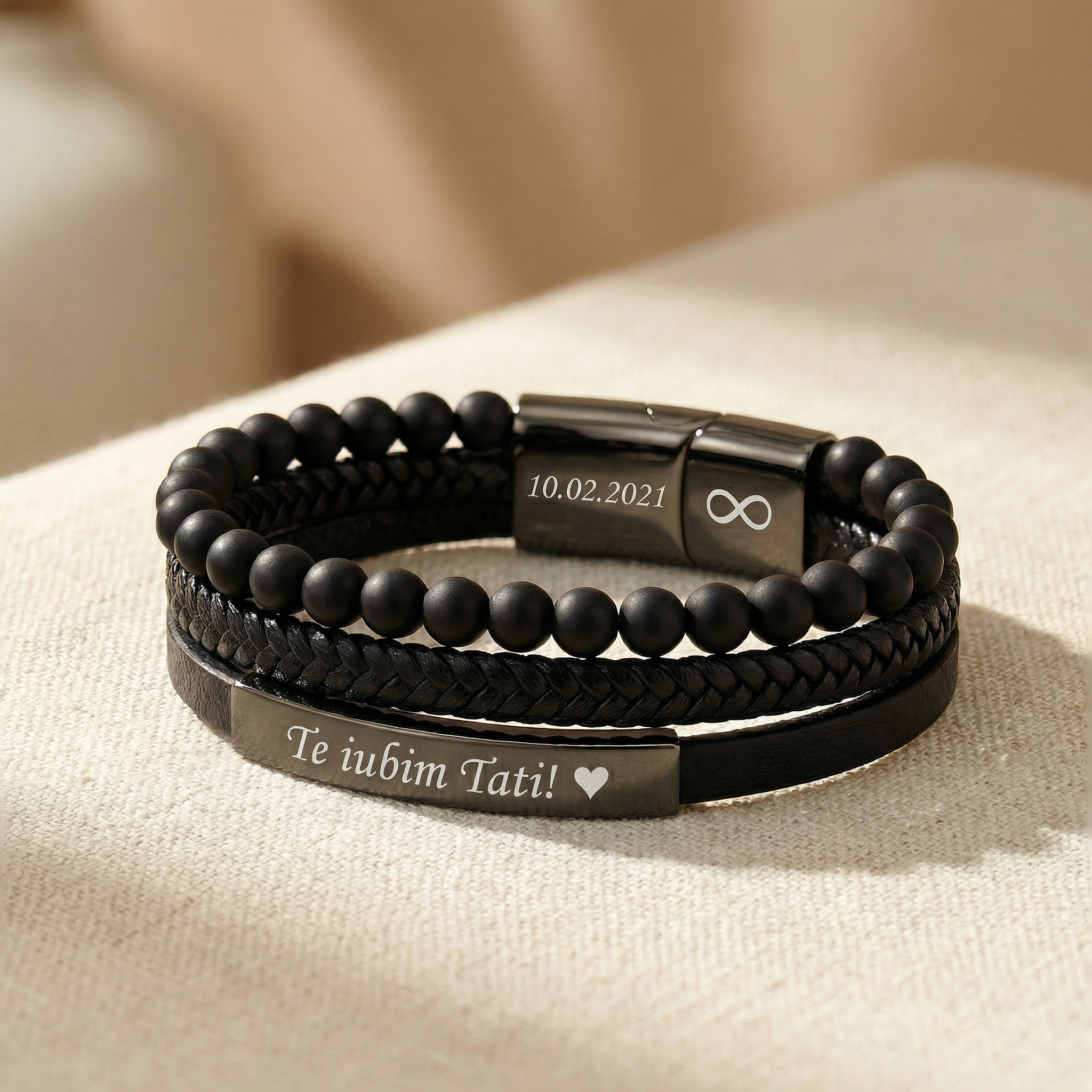 Bar with beads bracelet