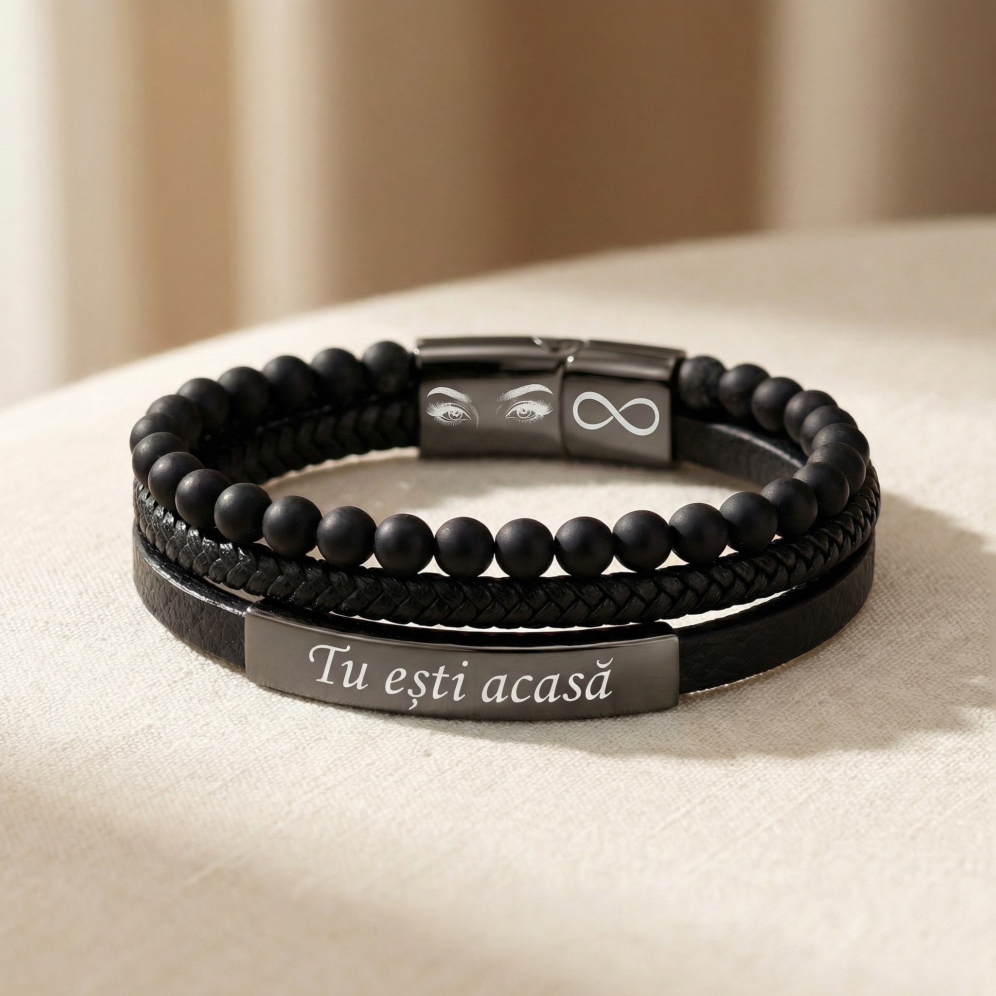 Bar with beads bracelet