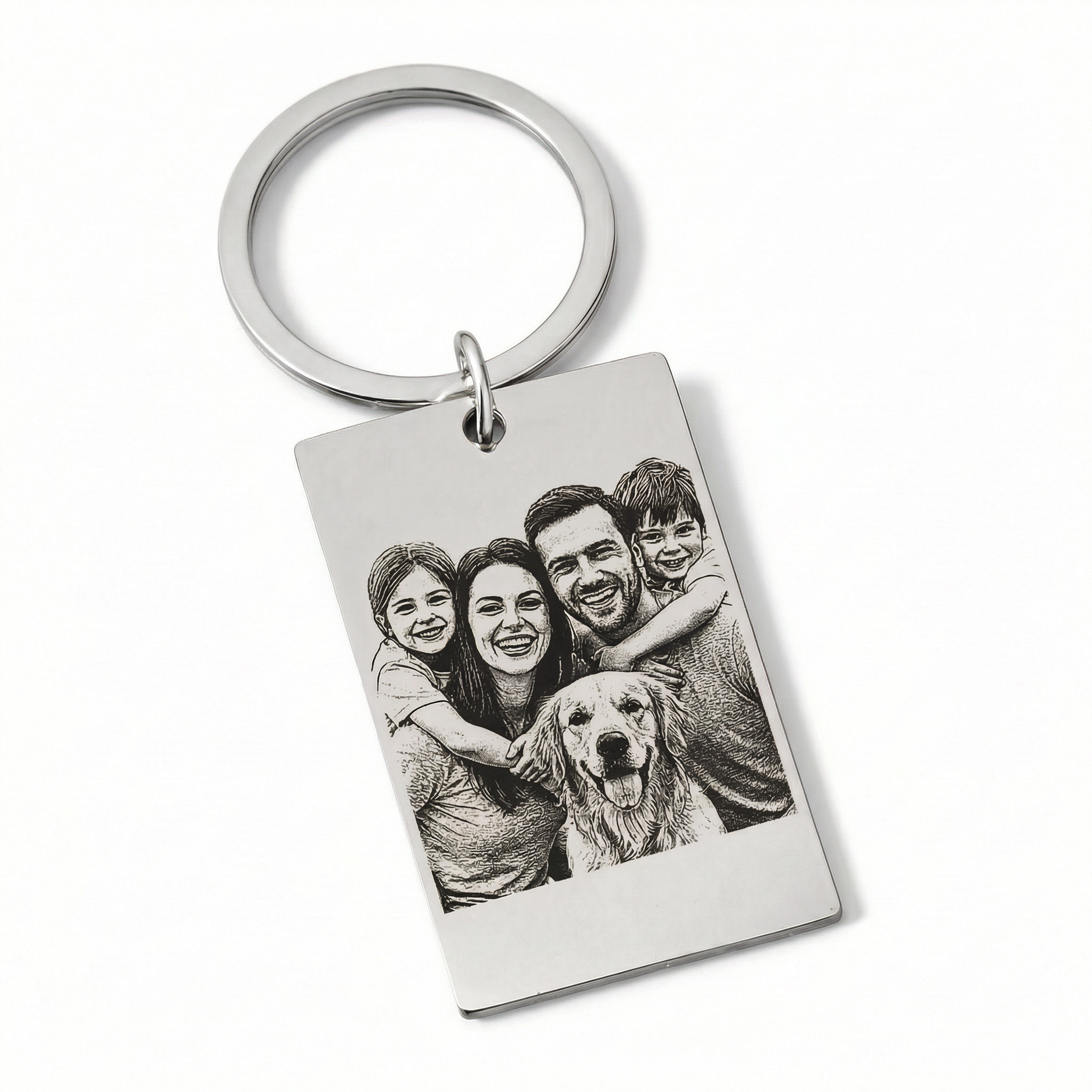 Rectangular keychain