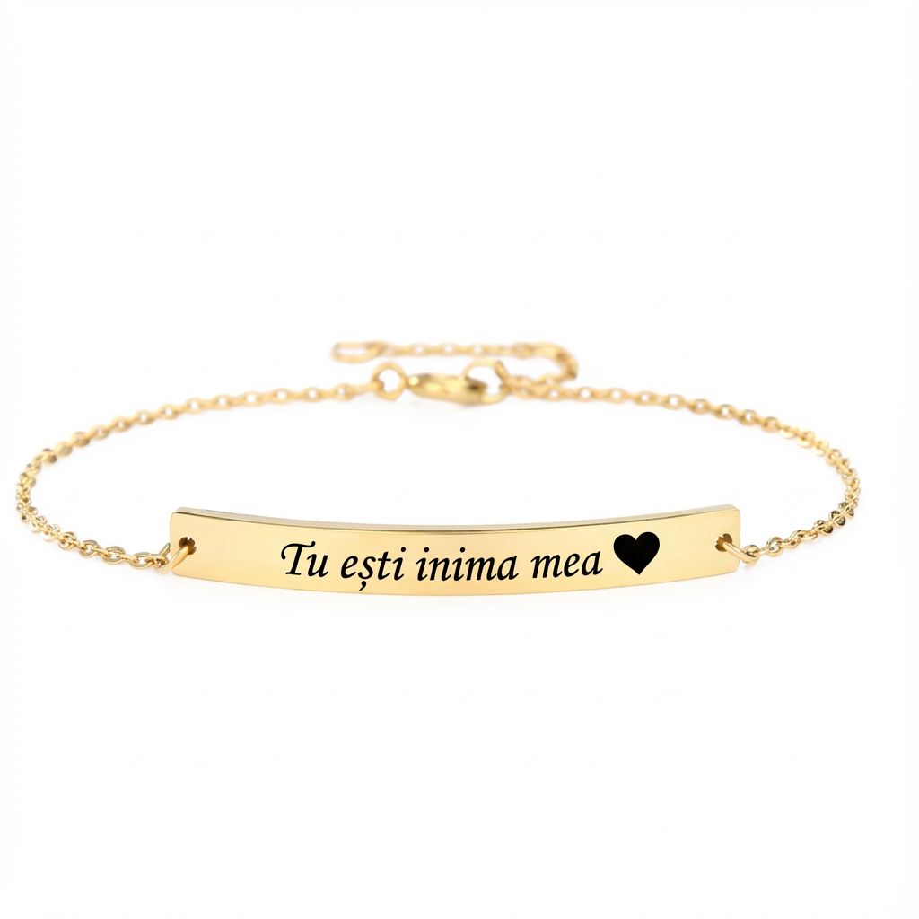 Brățară bară simplă - Auriu