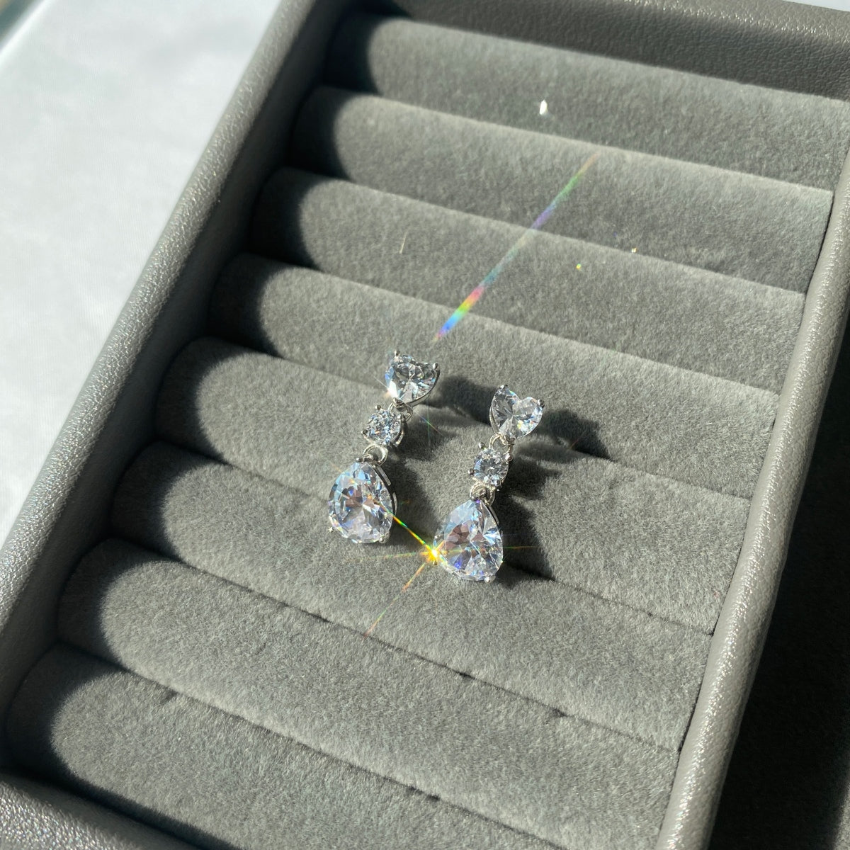 Cercei - Triple diamant - CZ