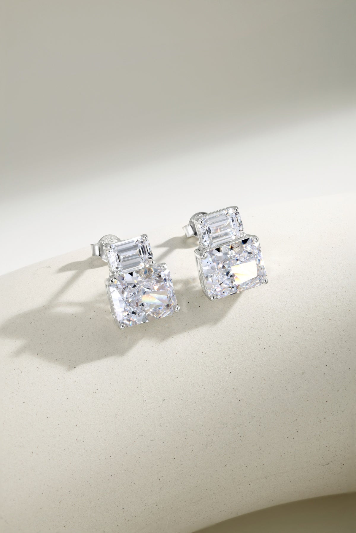 Cercei - Double diamant - CZ